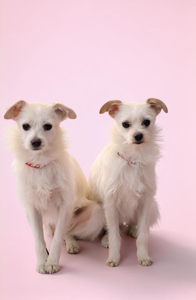 Lena & Bella — Jack Russell / Chihuahua / Chinese Crested mix available for adoption